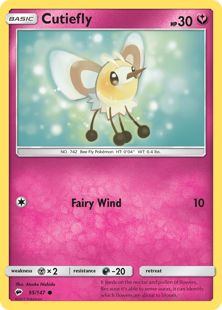 Cutiefly (95/147) [Sun & Moon: Burning Shadows] (Online Only)