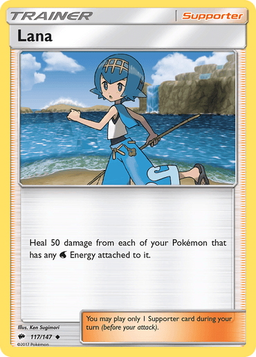 Lana (117/147) [Sun & Moon: Burning Shadows] (Online Only)