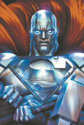 Return Of Superman 30Th Anniversary Special #1 (One Shot) C Dave Wilkins Steel Die-Cut Variant (10/31/2023) Dc (ONLINE ORDER ONLY)