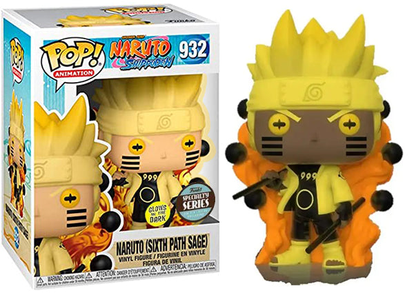 Naruto (Glow in the Dark, Sixth Path Sage, Naruto Shippuden) 932 - Specialty Series Exclusive (Online Order Only)