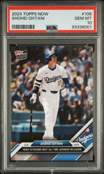 Graded 2024 Topps Now Shohei Ohtani #106 Baseball Card PSA 10 Gem Mint (ONLINE ORDER ONLY)