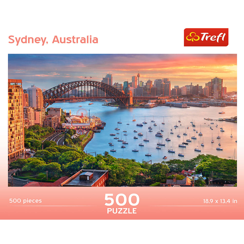 Trefl Red 500 Piece Jigsaw Puzzle - Sydney, Australia (ONLINE ORDER ONLY)