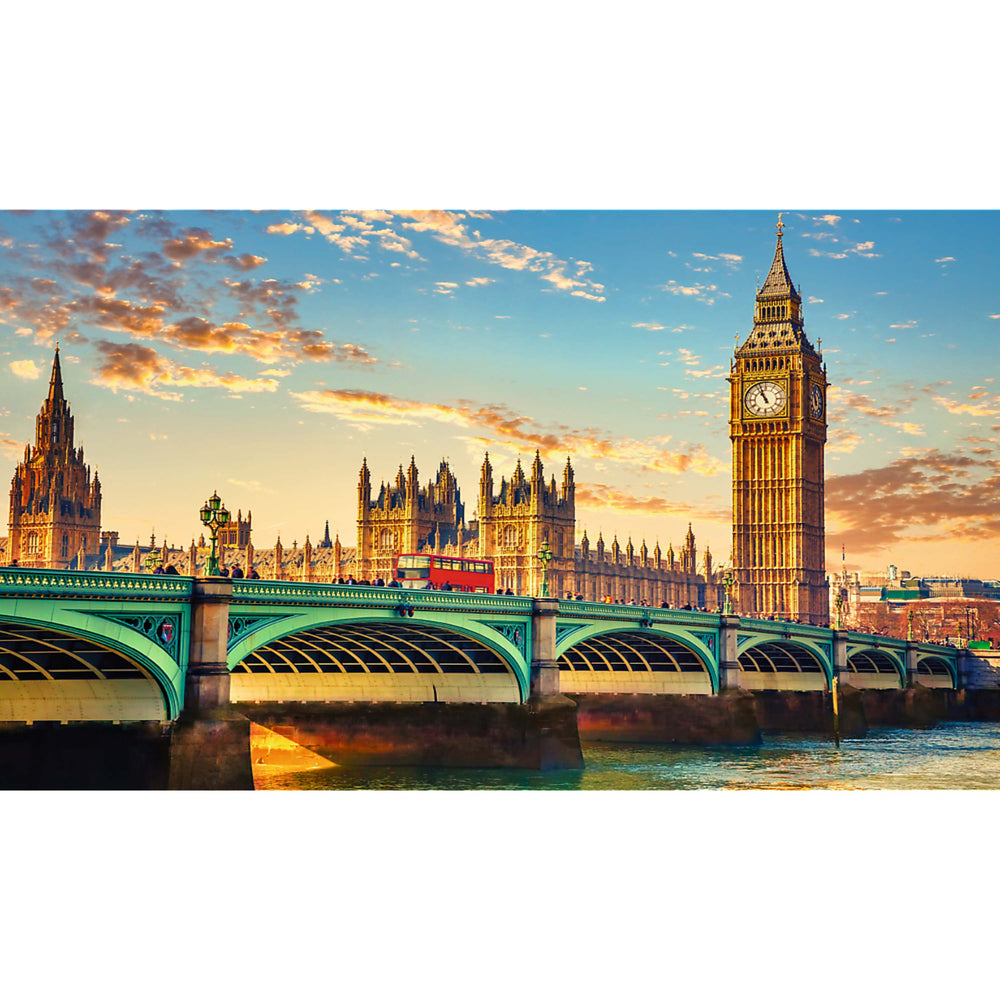 Trefl Red Westminster Bridge 1000 Piece Puzzle (ONLINE ORDER ONLY)