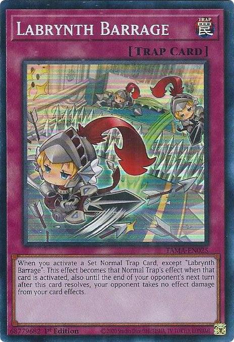 Labrynth Barrage [TAMA-EN025] Super Rare (ONLINE ORDER ONLY)