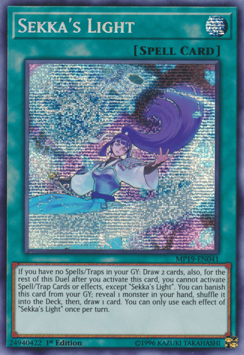 Sekka's Light [MP19-EN041] Prismatic Secret Rare (ONLINE ORDER ONLY)