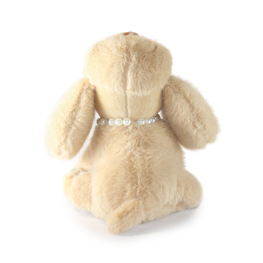 5-Inch Cream Color Ch��rie Poodle with Pearl Necklace (ONLINE ORDER ONLY)