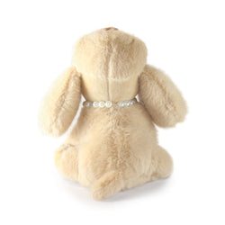 5-Inch Cream Color Ch��rie Poodle with Pearl Necklace (ONLINE ORDER ONLY)