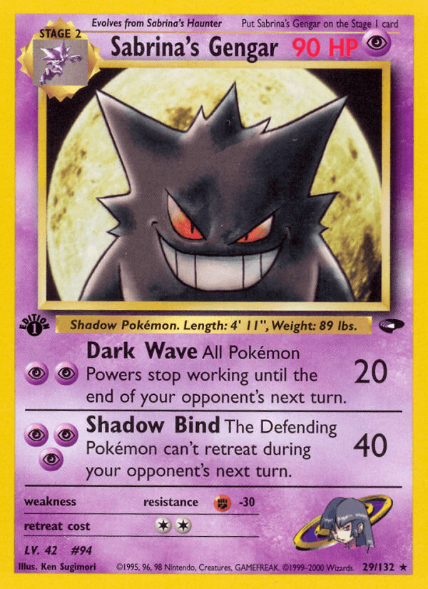 Sabrina's Gengar (29/132) [Gym Challenge 1st Edition] (Online Only)