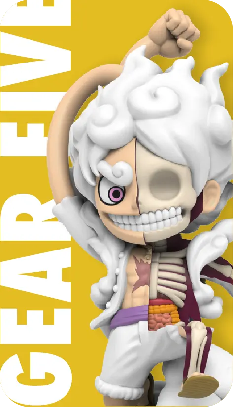 Freeny's Hidden Dissectibles: One Piece (Luffy’s Gears Edition) Blind Box (1 Blind Box) (ONLINE ORDER ONLY)