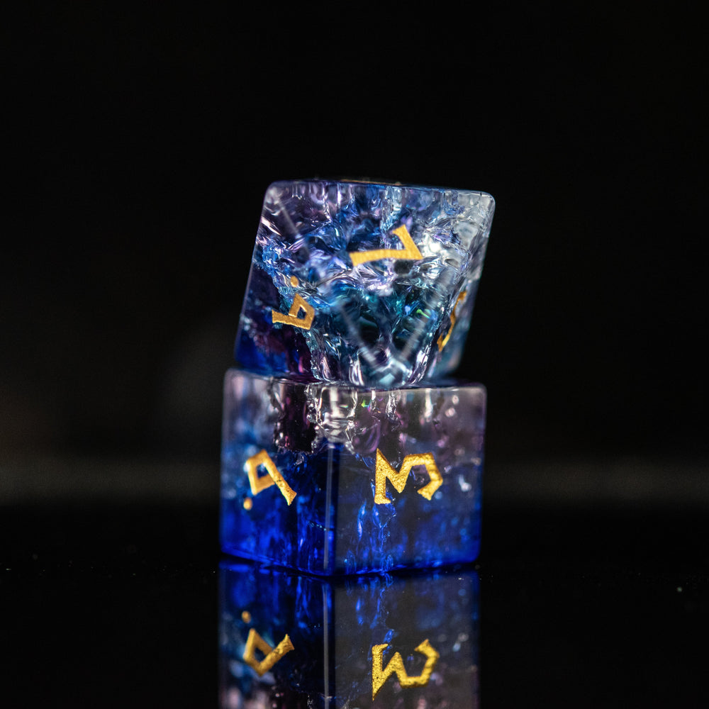 Enchanted Waters Shattered Glass Dice Set (ONLINE ORDER ONLY)