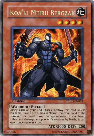 Koa'ki Meiru Bergzak [TSHD-EN099] Secret Rare (ONLINE ORDER ONLY)