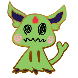 Pokemon: Mimikyu Shiny Espeon Enamel Pin (ONLINE ORDER ONLY)
