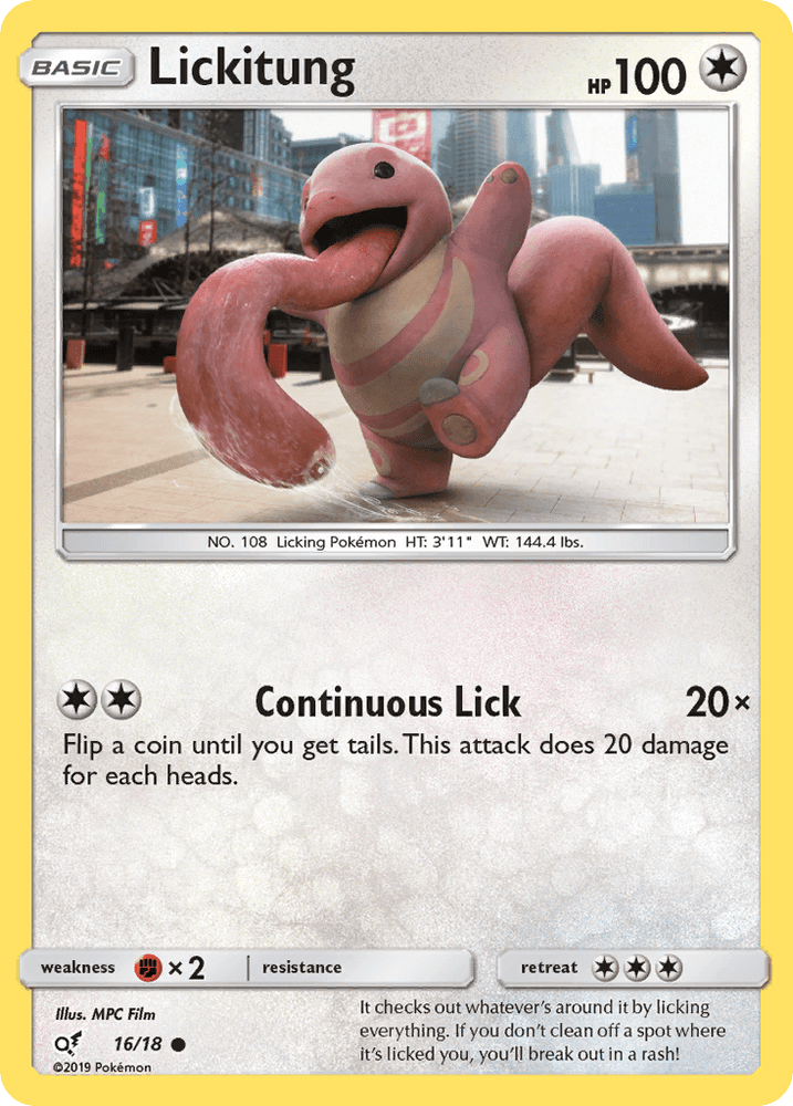 Lickitung (16/18) [Sun & Moon: Detective Pikachu] (Online Only)