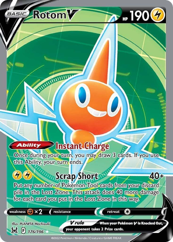 Rotom V (176/196) [Sword & Shield: Lost Origin] (Online Only)