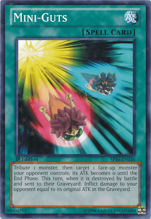 Mini Guts [SP14-EN036] Starfoil Rare (ONLINE ORDER ONLY)