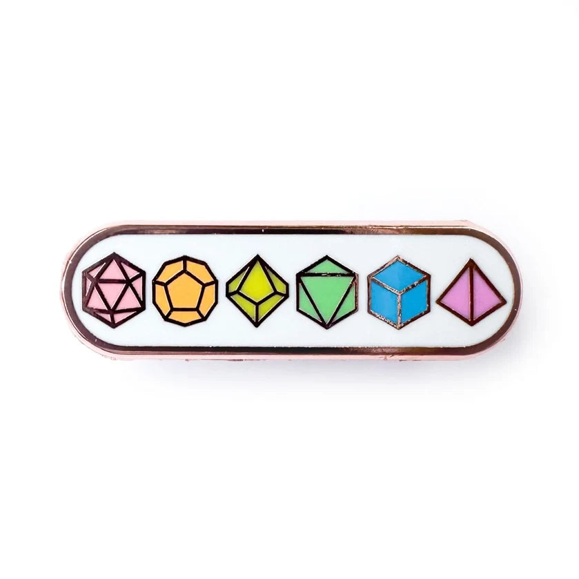 Pride Pals Personality Enamel Pin - Dice (ONLINE ORDER ONLY)