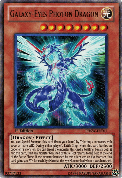 Galaxy-Eyes Photon Dragon [PHSW-EN011] Ultra Rare (ONLINE ORDER ONLY)