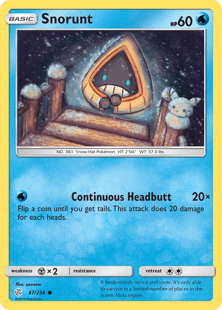 Snorunt (47/236) [Sun & Moon: Cosmic Eclipse] (Online Only)