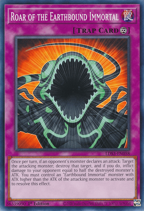 Roar of the Earthbound Immortal [LDS3-EN058] Common (ONLINE ORDER ONLY)