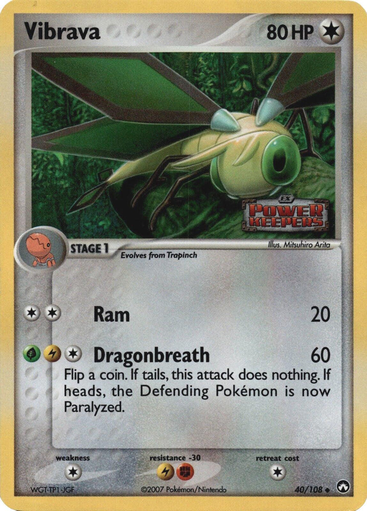 Vibrava (40/108) (Stamped) [EX: Power Keepers] (Online Only)