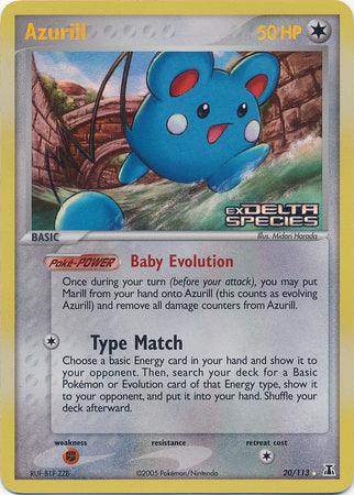 Azurill (20/113) (Stamped) [EX: Delta Species] (Online Only)
