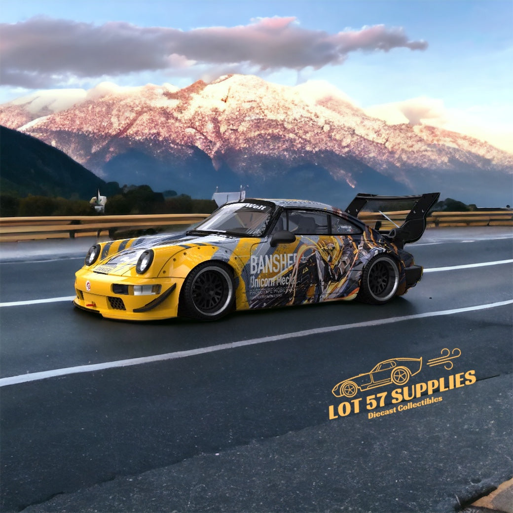 Cool Car Porsche RWB 964 BANSHEE MECHA Livery Ordinary 1:64 (ONLINE ORDER ONLY)