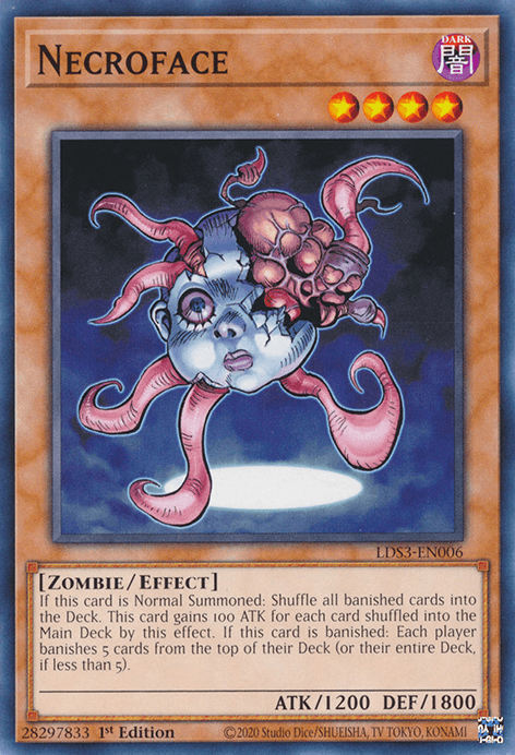 Necroface [LDS3-EN006] Common (ONLINE ORDER ONLY)