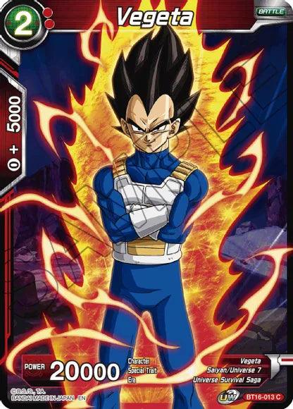 Vegeta (BT16-013) (BT16-013) [Realm of the Gods] (ONLINE ORDER ONLY)