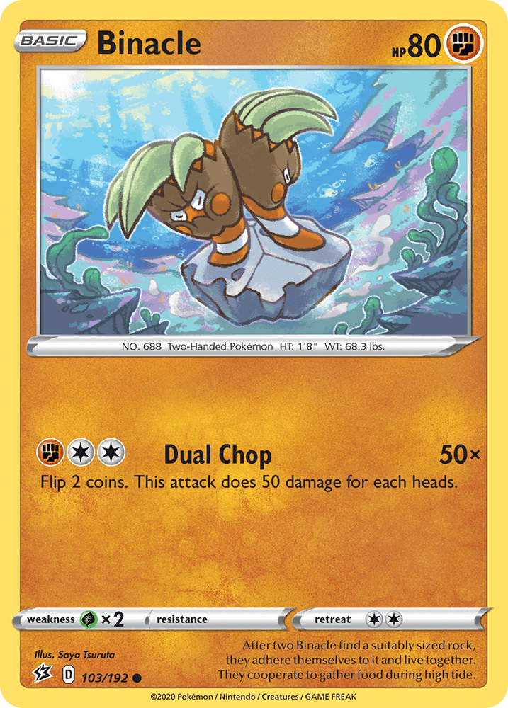 Binacle (103/192) [Sword & Shield: Rebel Clash] (Online Only)