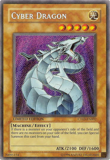Cyber Dragon [CT03-EN002] Secret Rare (ONLINE ORDER ONLY)
