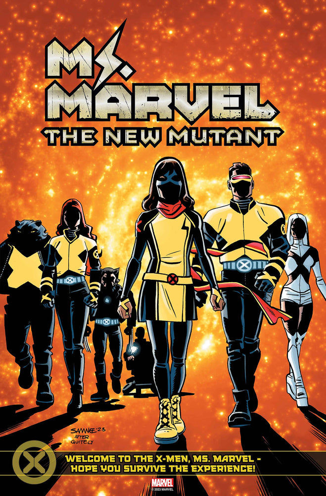 Ms. Marvel The New Mutant #4 C Chris Samnee Team Homage Variant (11/29/2023) Marvel (ONLINE ORDER ONLY)