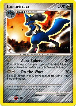 Lucario (53/127) (Prerelease Promo) [Diamond & Pearl: Black Star Promos] (Online Only)