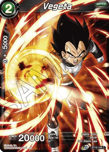Vegeta (BT16-106) (BT16-106) [Realm of the Gods] (ONLINE ORDER ONLY)