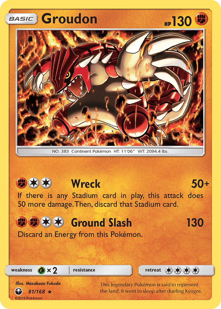 Groudon (81/168) [Sun & Moon: Celestial Storm] (Online Only)