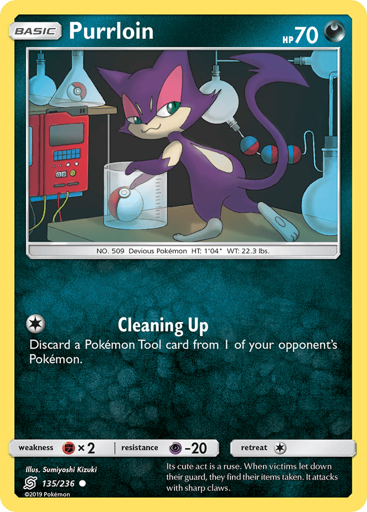 Purrloin (135/236) [Sun & Moon: Unified Minds] (Online Only)