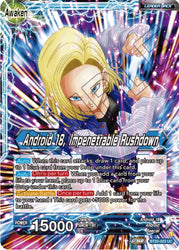 Android 18 // Android 18, Impenetrable Rushdown (BT20-023) [Power Absorbed] (ONLINE ORDER ONLY)