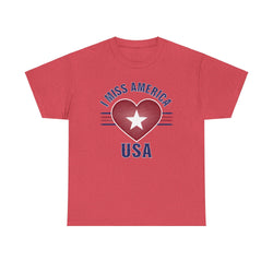 "I Miss America" Heart Unisex Heavy Cotton Tee (ONLINE ORDER ONLY)