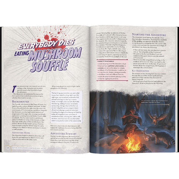 D&D Adventures: Everybody Dies, Vol. 1- Faster, Purple Worm! (ONLINE ORDER ONLY)