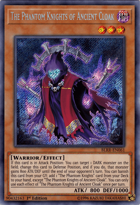The Phantom Knights of Ancient Cloak [BLRR-EN061] Secret Rare (ONLINE ORDER ONLY)
