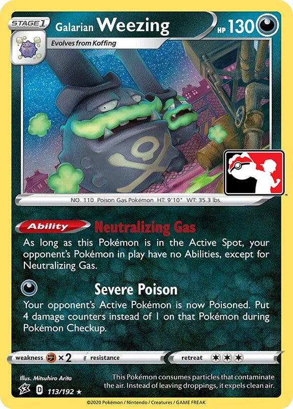 Galarian Weezing (113/192) [Prize Pack Series One] (Online Only)