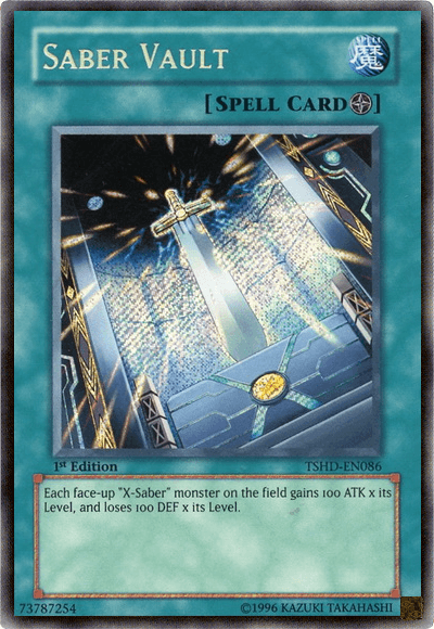 Saber Vault [TSHD-EN086] Secret Rare (ONLINE ORDER ONLY)