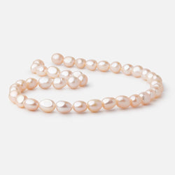 9.5-10.5mm Peach Baroque Freshwater Pearls 15.5 inch 35 Beads (ONLINE ORDER ONLY)