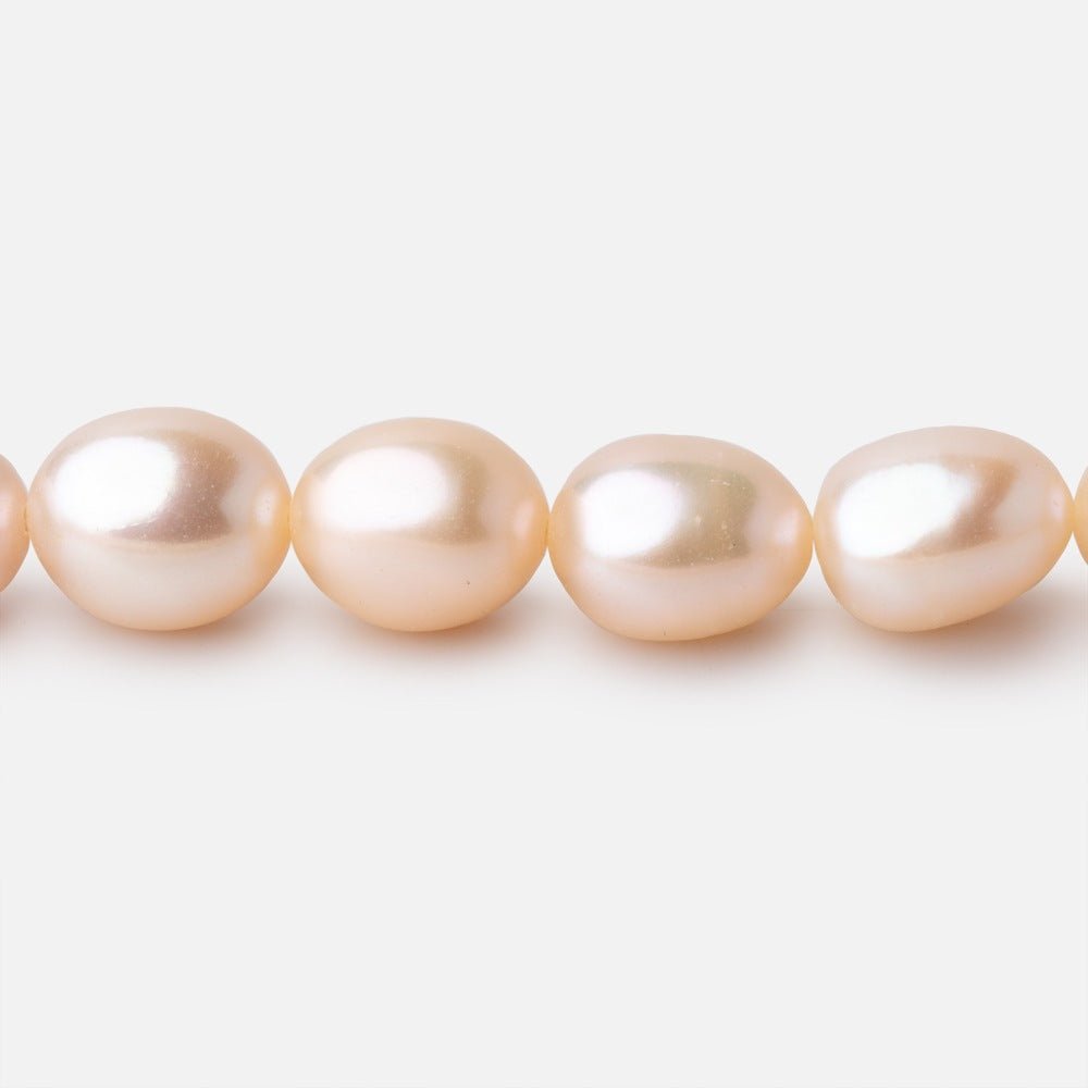 9.5-10.5mm Peach Baroque Freshwater Pearls 15.5 inch 35 Beads (ONLINE ORDER ONLY)