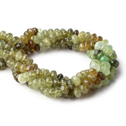 9.5-10mm Grossular Garnet Faceted Rondelle Beads 16 inch 62 pieces (ONLINE ORDER ONLY)