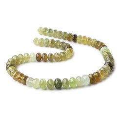 9.5-10mm Grossular Garnet Faceted Rondelle Beads 16 inch 62 pieces (ONLINE ORDER ONLY)