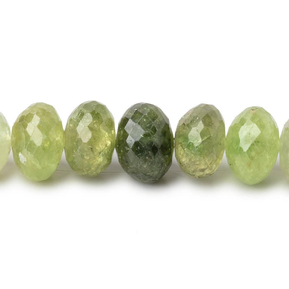 9.5-10mm Grossular Garnet Faceted Rondelle Beads 16 inch 62 pieces (ONLINE ORDER ONLY)