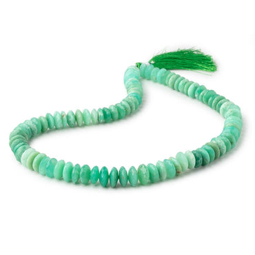 9.5-11mm Chrysoprase German Faceted Rondelle Beads 16 inch 87 pieces A (ONLINE ORDER ONLY)
