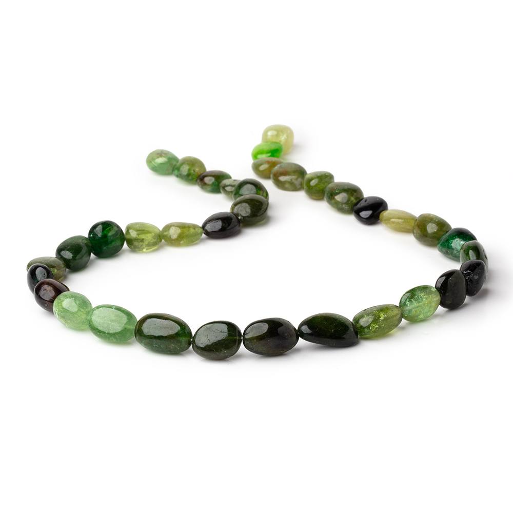 9.5-16mm Chrome Tourmaline Plain Nugget Beads 16 inch 33 pieces (ONLINE ORDER ONLY)