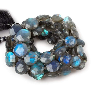 12-20mm Labradorite Faceted Coin Beads 16 inch 23 pieces AA (ONLINE ORDER ONLY)