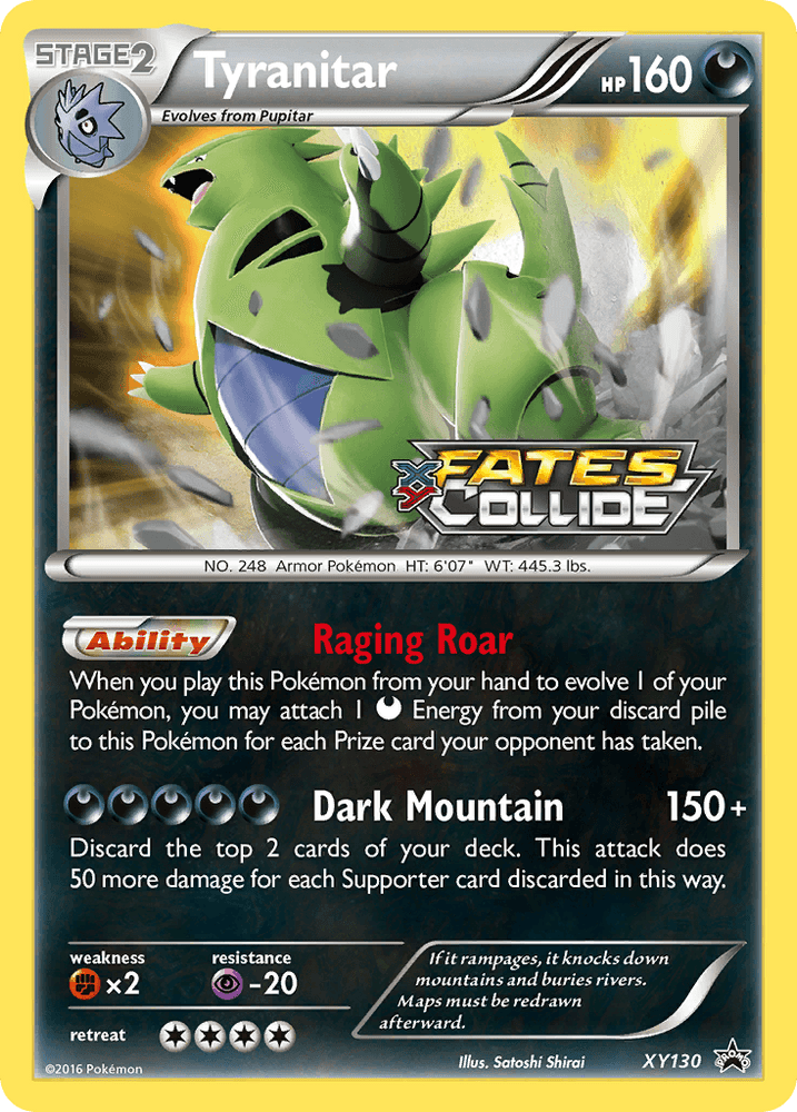 Tyranitar (XY130) [XY: Black Star Promos] (Online Only)